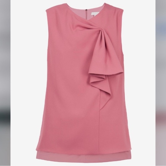 Ted Baker Sleeveless bow top coral sz 0 NWT - Picture 2 of 7